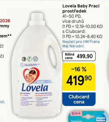 Lovela Baby Prací prostředek, 41-50 PD