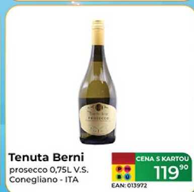 Tenuta Berni prosecco 0,75L V.S. Conegliano - ITA 