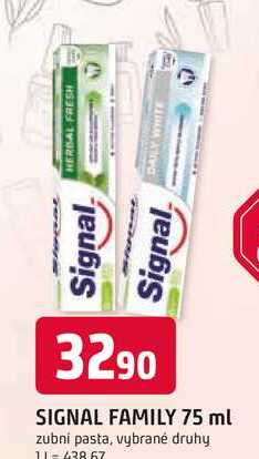 SIGNAL FAMILY 75 ml zubní pasta