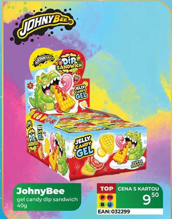 JohnyBee gel candy dip sandwich 40g 