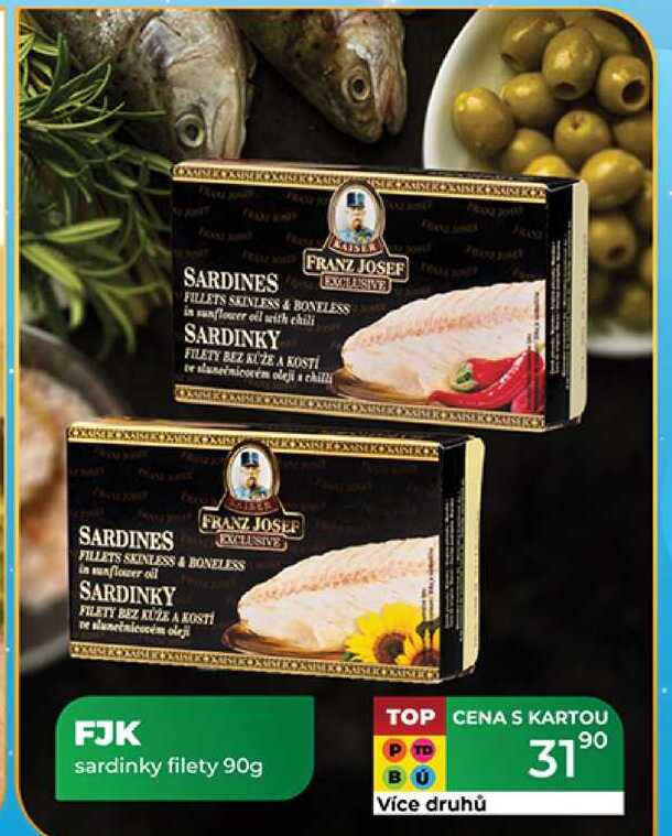 FJK sardinky filety 90g 