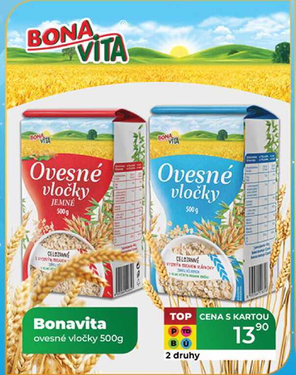 Bonavita ovesné vločky 500g 