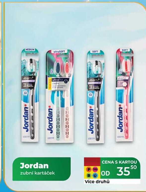 Jordan zubní kartáček 