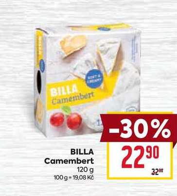 BILLA Camembert 120 g 
