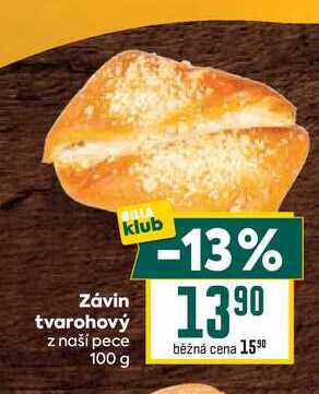 Závin tvarohový z naší pece 100 g 