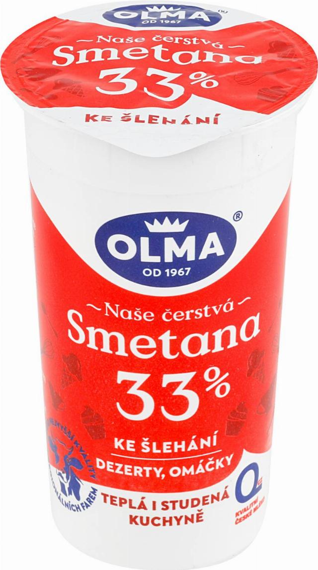 Olma Smetana ke šlehání 33 % v akci
