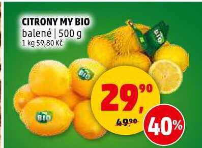 CITRONY MY BIO, 500 g