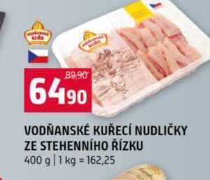 VODŇANSKÉ KUŘECÍ NUDLIČKY ZE STEHENNÍHO ŘÍZKU 400 g