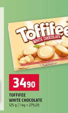 TOFFIFEE WHITE CHOCOLATE 125 g