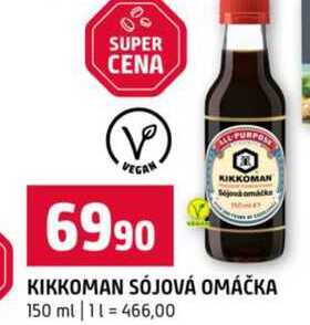 KIKKOMAN KIKKOMAN SÓJOVÁ OMÁČKA 150 ml 