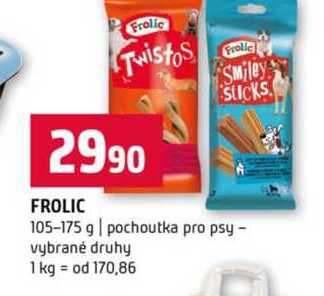 FROLIC 105-175 g pochoutka pro psy vybrané druhy