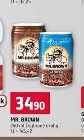 MR. BROWN 240 ml vybrané druhy 