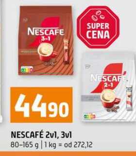 NESCAFÉ 2v1, 3vl 80-165 g