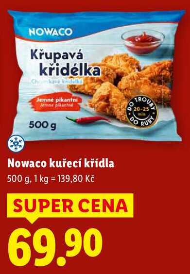 Nowaco kuřecí křídla, 500 g
