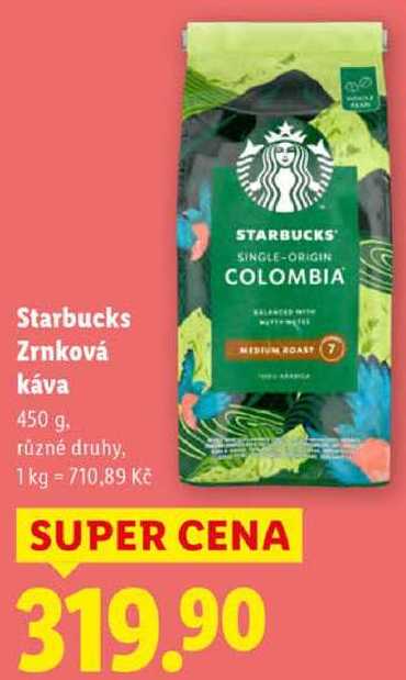 Starbucks Zrnková káva, 450 g