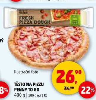 TĚSTO NA PIZZU PENNY TO GO, 400 g