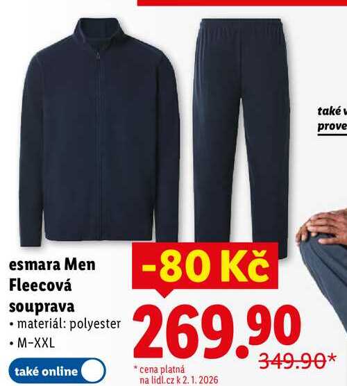 esmara Men Fleecová souprava