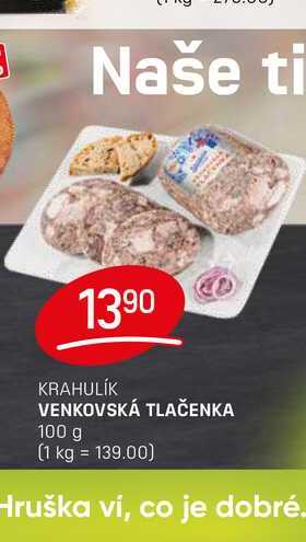 VENKOVSKÁ TLAČENKA 100 g 