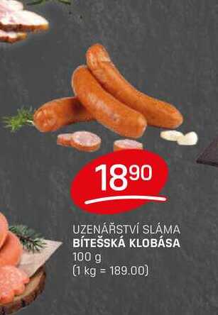 BÍTEŠSKÁ KLOBÁSA 100 g 