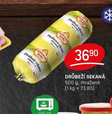 DRŮBEŽÍ SEKANÁ 500 g, mražené 