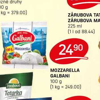 MOZZARELLA GALBANI 100 g 