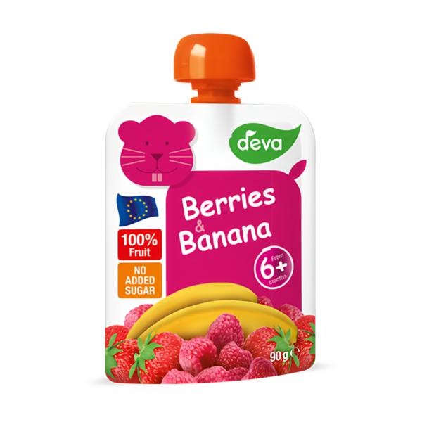 Deva Kapsička jahoda, malina a banán