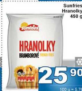 Sunfries Hranolky 450 g 