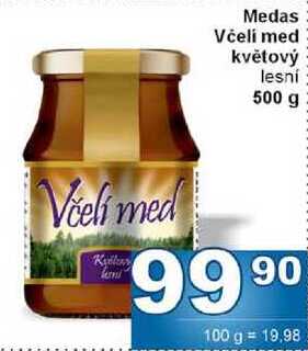 Medas Včelí med květový lesní 500 g