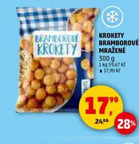 KROKETY BRAMBOROVÉ MRAŽENÉ, 300 g 