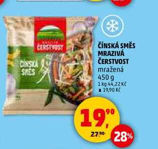 ČÍNSKÁ SMĚS MRAZIVÁ ČERSTVOST, 450 g