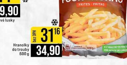 Hranolky do trouby 600 g 