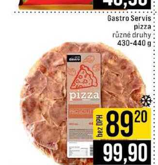 Gastro Servis pizza různé druhy 430-440 g