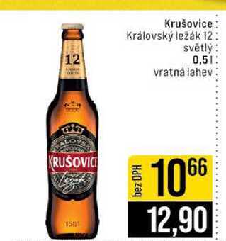 Krušovice Královský ležák 12 světlý 0,5l