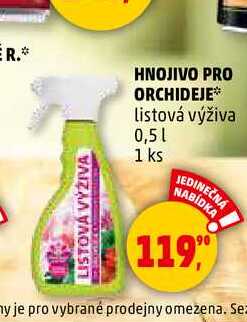 HNOJIVO PRO ORCHIDEJE, 0,5 l