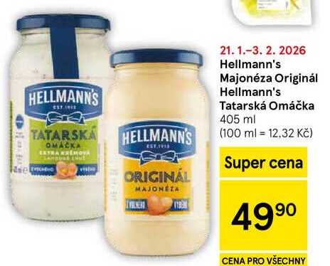 Hellmann's Tatarská Omáčka, 405 ml  