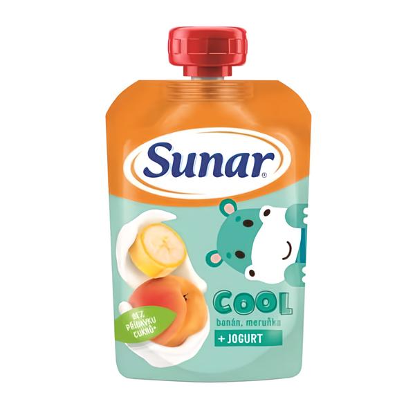 Sunar Cool ovocná kapsička banán, meruňka, jogurt 12m+