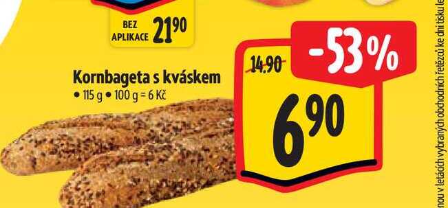 Kornbageta s kváskem  115 g   