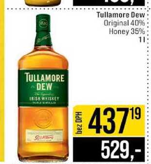 Tullamore Dew Original 40% Honey 35% 1l