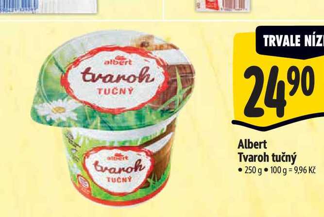 Albert Tvaroh tučný 250 g