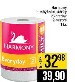 Harmony kuchyňské utěrky everyday 2-vrstvé 1ks