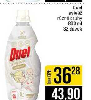 Duel aviváž různé druhy 800 ml 32 dávek 