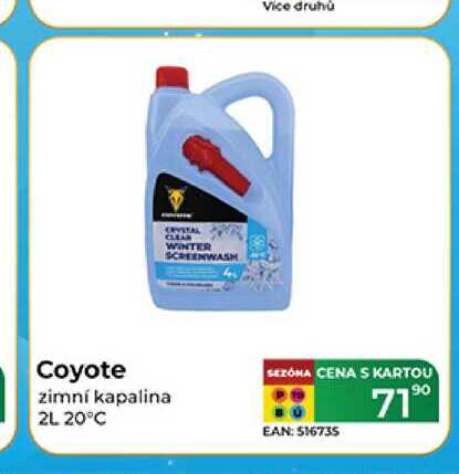 Coyote zimní kapalina 2L 20°C