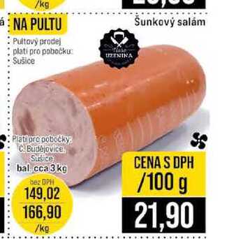 Šunkový salám 100g