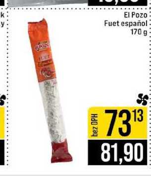 El Pozo Fuet español 170 g 