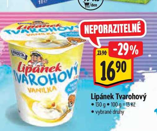 Lipánek Tvarohový 130 g 