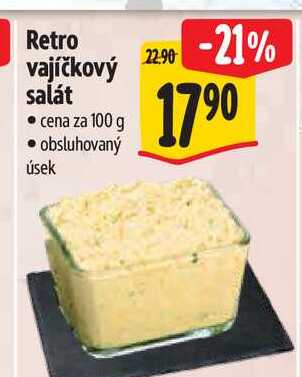Retro vajíčkový salát  100 g