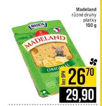 Madeland různé druhy platky 100 g