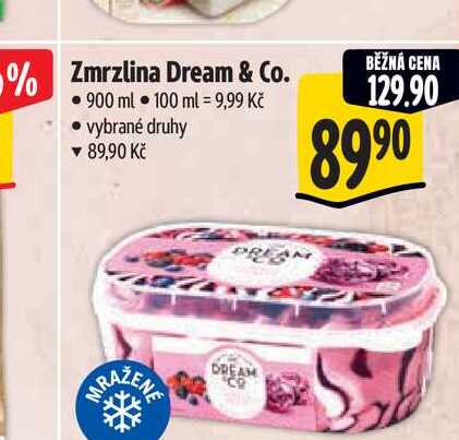 Zmrzlina Dream & Co. 900 ml