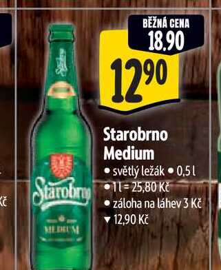  Starobrno Medium  0,5 l