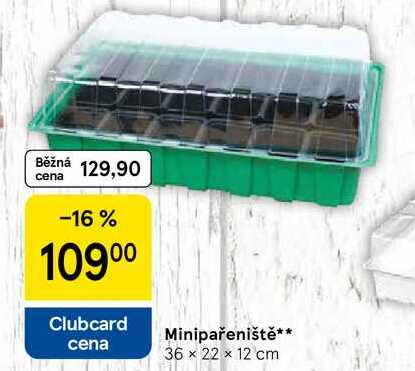 Minipařeniště, 36 x 22 x 12 cm 